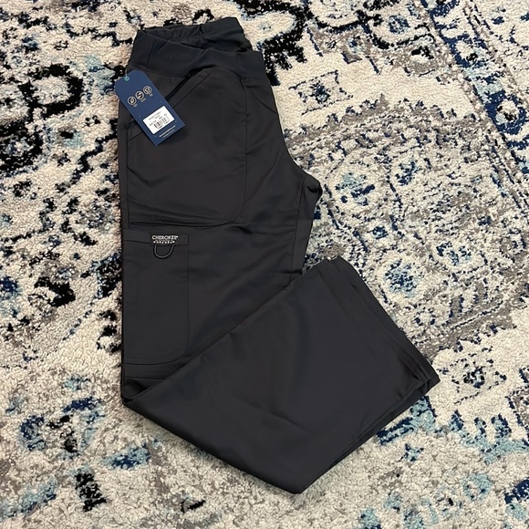 NWT Cherokee Workwear Revolution Scrub Pants Pewter XS - Picture 2 of 11